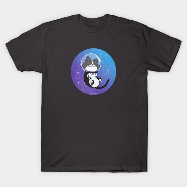 Space Cat - Luna T-Shirt by Christine Baker Design